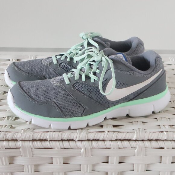 Nike Flex Experience Run 3 Running Shoe for Sale up to 90  Nike Flex Experience RN 3 Women’s Running Shoes Gray Mint Green Sneakers 8.5